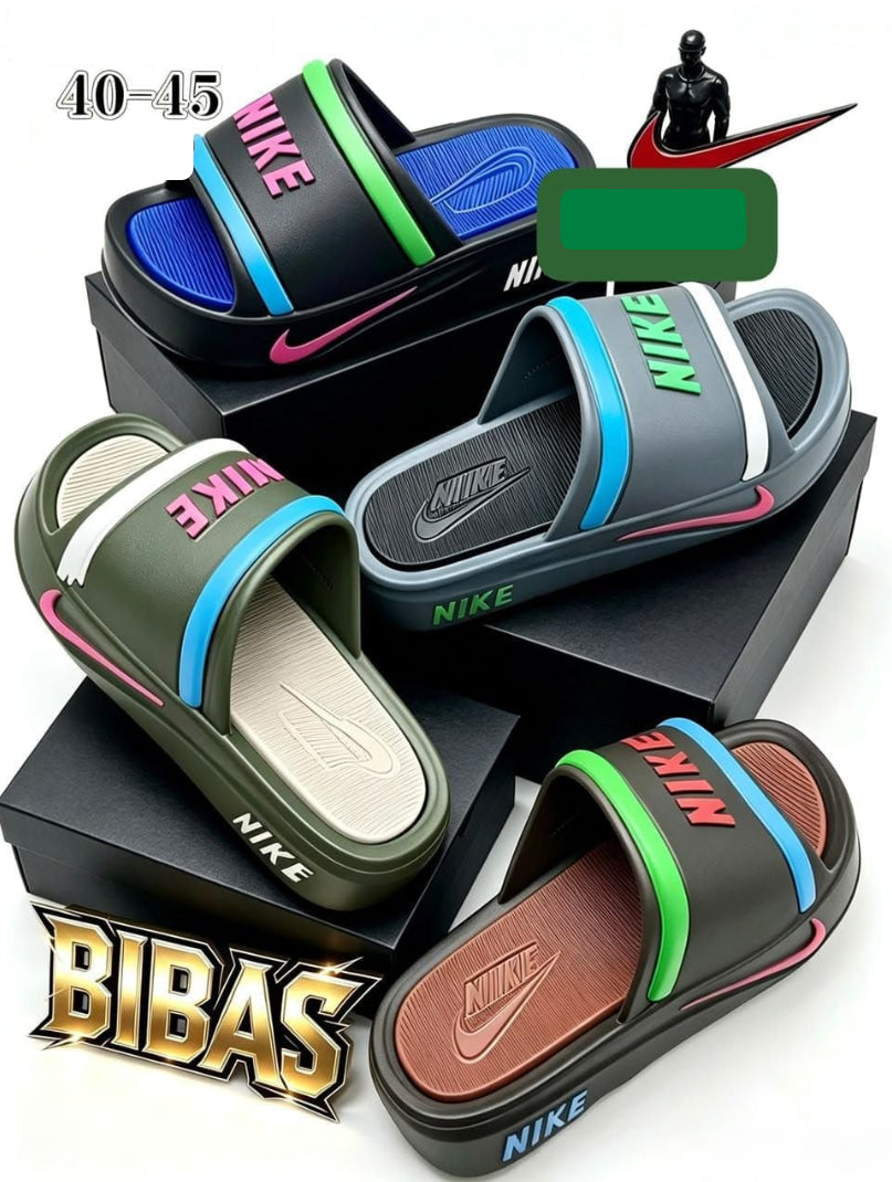 Nike Style Slide Sandals – Multi Color (Sizes 40-45)