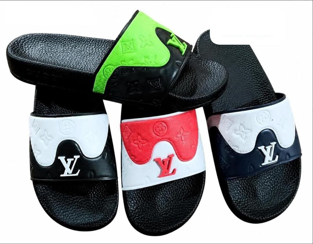 LV Style Slide Sandals – Multi Color (Sizes 40-45)