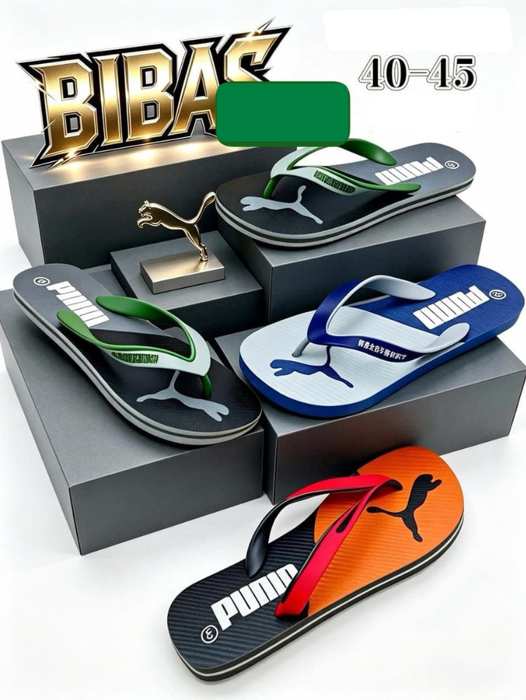 Puma Style Flip Flops – Multi Color (Sizes 40-45)