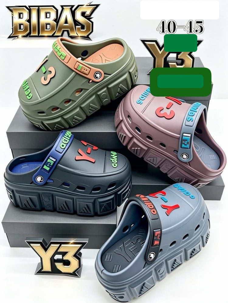 Y-3 Style Platform Clogs – Multi Color (Sizes 40-45)