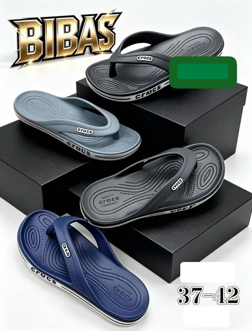 Crocs Style Flip Flops – Multi Color (Sizes 37-42)